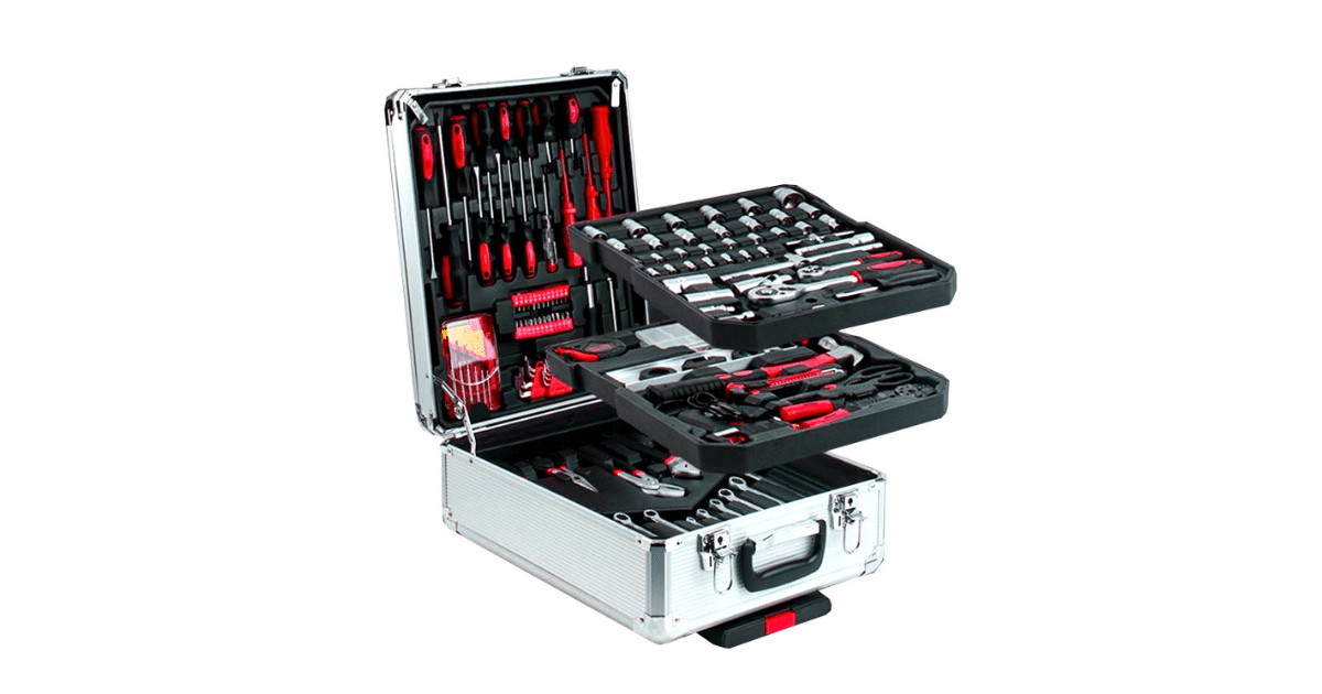 Tools Set with Briefcase ชุดกระเป๋าเครื่องมือช่าง 186 ชิ้น