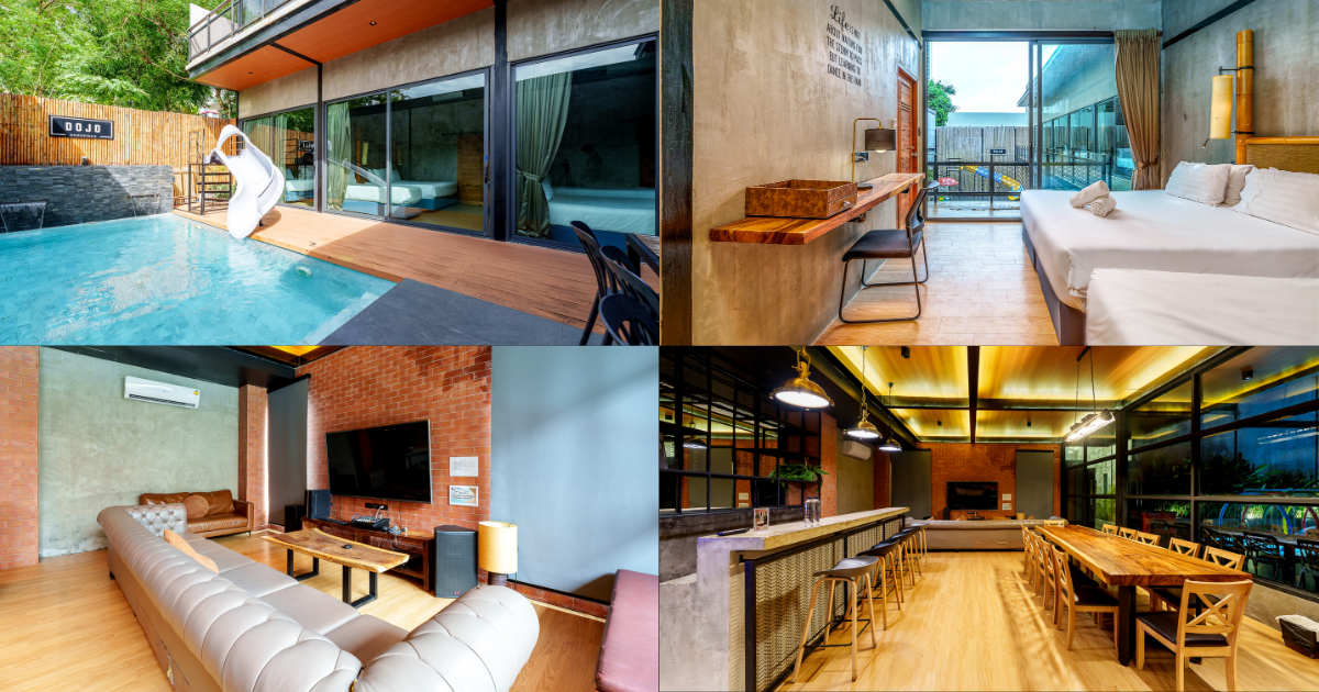 DOJO pool villa บ้านพัก พูลวิลล่า พัทยา