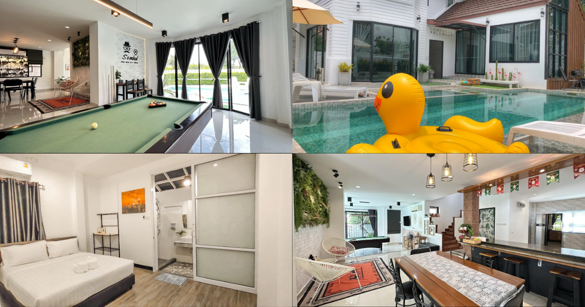 Somkid Pool Villa Loft Cafe (พัทยา)